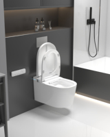WC intelligent mural KD-953E, design occidental, avec fonction massage et bidet intégré, pour une hygiène optimale