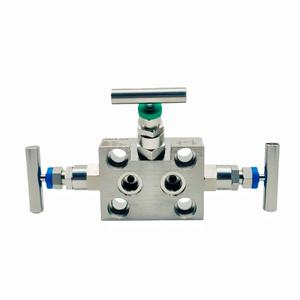 工場直販 SS316 14mm一体型三弁アセンブリ マニホールドバルブ 計器用バルブ 汎用 - Product Image 3