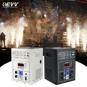 Gevv 600W DMX Không Dây Màn Hình Kỹ Thuật Số Đài Phun Nước Sparkler Tia lửa Lạnh Máy Cho Đám Cưới Sân Khấu