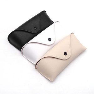 Étui à lunettes en cuir PU avec logo personnalisé <span class=keywords><strong>pour</strong></span> lunettes <span class=keywords><strong>de</strong></span> soleil, fin et portable - Product Image 2