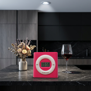 Bonitos imanes de <span class=keywords><strong>nevera</strong></span> con temporizador de cocina Digital cuadrado portátil con material plástico de batería - Product Image 2