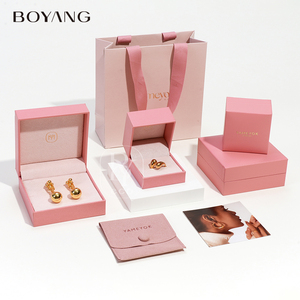 Caja de Embalaje de Joyería de Lujo con Logotipo Personalizado Impreso para Pulseras, Collares, Anillos y Pendientes - Product Image 2