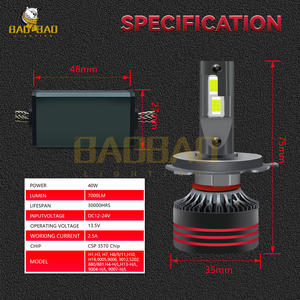 <span class=keywords><strong>BAOBAO</strong></span> Serie M M8 Pro BB1595 350w 50000lm Canbus H1 H3 H4 H7 H11 8000k Bombilla LED para Faros Delanteros de Coche para bmw F30 Luces LED para Auto - Product Image 5