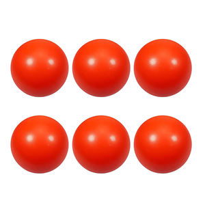 Balle anti-stress en mousse rouge Squeeze Balles anti-stress Exercice des mains Jouets de soulagement sensoriel spongieux pour l'anxiété - Product Image 2