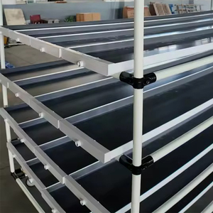 Agricultural Indoors Hydroponic <strong>Rack</strong> Microgreen Grass Grow <strong>Racks</strong> Nursery Hydroponic Fodder Tray Vertical Growing System - Product Image 2