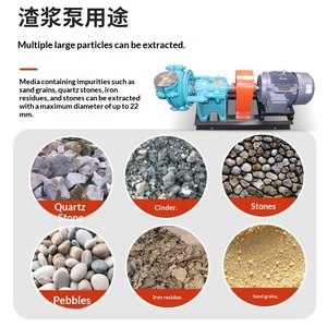 Pompe à boue horizontale 3/2 AHH, grande pompe industrielle d'aspiration de sable, haute pression, alimentation en charbon, résistante à l'usure, 3/2CAH S - Product Image 2
