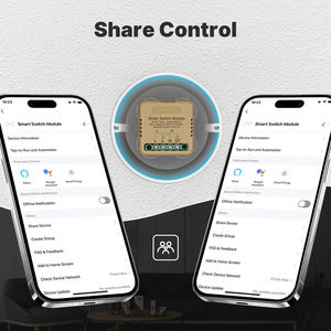 Interruptor <span class=keywords><strong>de</strong></span> Luz Inteligente <span class=keywords><strong>Mini</strong></span> Tuya Wifi Zigbee <span class=keywords><strong>de</strong></span> 1/2/3/4 Canales, Reemplaza el Interruptor Tradicional, Control Remoto por Aplicación Inteligente, Moes - Product Image 6