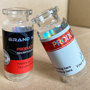 Plantilla de Diseño Popular con Efecto Metálico, Tiras de Impresión en Color Rojo, Adhesivo para Botellas de Vidrio, Adhesivo Láser para Frascos de 10 ml - Product Image 4