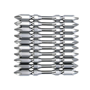 Embouts de tournevis Phillips PH2 à double extrémité chromés perlés de 65 mm, S2, antidérapants, en alliage électrique, embout de perceuse magnétique - Product Image 2