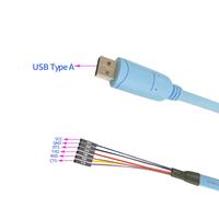 Cable Serial USB 2.0 a TTL/UART SH-U09BL de 3.3V con Chip CP2102N de 1.2M/4FT para ESP32 STM32 Arduino Pro Mini