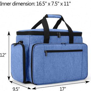 Free Sample <b>Sewing</b> Machine Carrying <b>Bag</b> with Removable Padding Pad, Travel Case for <b>Sewing</b> Machine and Accessories - Product Image 5