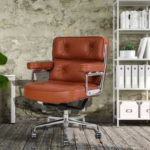 Envío Gratis, Silla Reclinable Robin de Cuero Genuino, Altamente Ajustable, Popular, Muebles para Sala de Estar con Espacio Abierto - Product Image 4