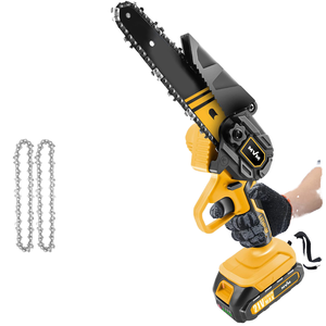 เครื่องเลื่อยโซ่ไฟฟ้าขนาดเล็กแบบพกพา<span class=keywords><strong>ไร้</strong></span><span class=keywords><strong>สาย</strong></span>ขนาด6นิ้วแบตเตอรี่เกรดอุตสาหกรรมสำหรับตัดแต่ง<span class=keywords><strong>กิ่ง</strong></span><span class=keywords><strong>ไม้</strong></span> - Product Image 4