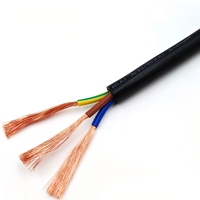 Câble électrique industriel YUWAN YJV4*50+1*25 450V basse tension, 3 conducteurs, cuivre toronné nu, gaine PVC, classe C