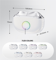 Nouvel appareil de beauté pour le visage Guasha chaud et froid, outil de raffermissement de la peau, 7 modes de massage par vibration, chaleur et froid, lifting du visage et du cou
