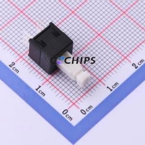 PB-22E85PA-S-9.5C-E-W Push Button Switch Through hole Component (THT) Switch Self-Locking 300mA 12V 2.5N - Product Image 1