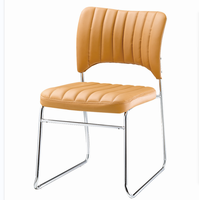 Chaise de visiteur de salle d'attente de bureau moderne en cuir synthétique de haute qualité en gros