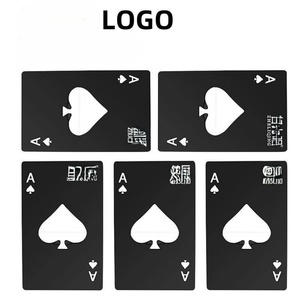 Ouvre-cartes créatif et populaire en acier inoxydable, en forme de pique de jeu de cartes, pour la maison et l'utilisation avec de la bière - Product Image 3