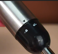 Mixeur plongeant SENFE 400W avec commandes à bouton-poussoir, capacité de 0,3 à 0,5 L, boîtier en plastique, 2 vitesses, fonction de broyage pour usage domestique