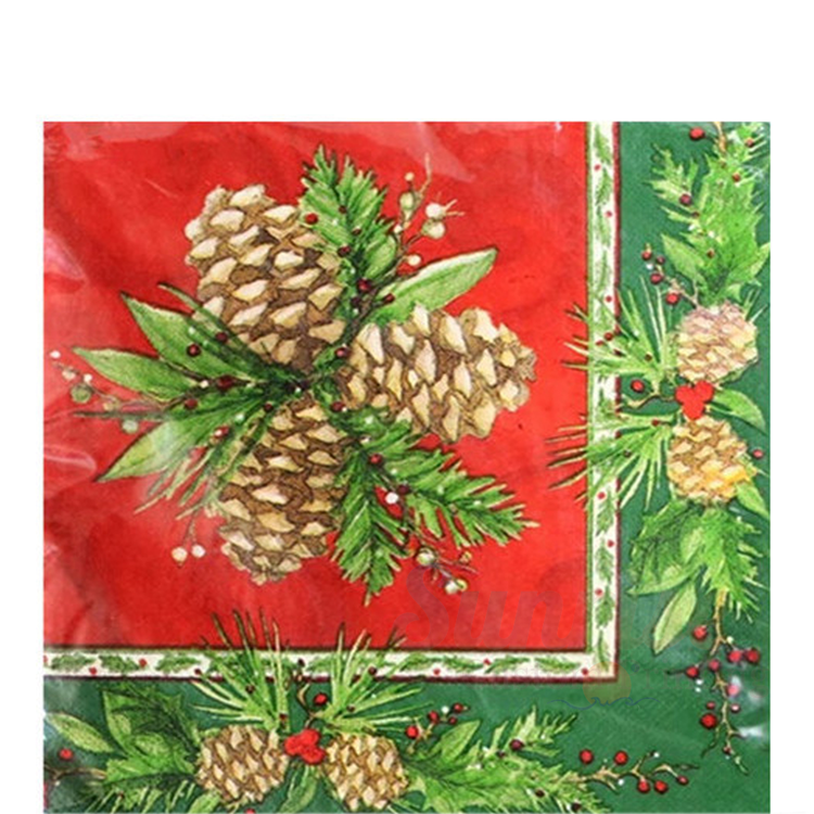 1/4 Flod, бумажная салфетка с принтом на заказ, цветная салфетка для вечеринки