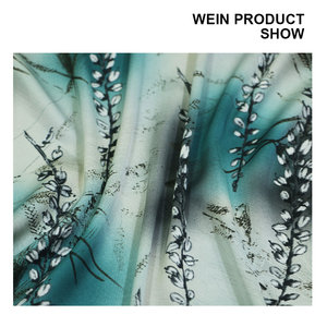 WI-E03 nóng bán trừu tượng thiết kế <span class=keywords><strong>Polyester</strong></span> Spandex Stretch satin màn hình in vải cho phụ nữ - Product Image 4