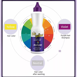 Chất Lượng Cao Đặc Biệt Màu Tím Dầu Gội Cho Sửa Màu 500Ml Salon Thuốc Nhuộm Tóc Mà Không Vàng Dầu Gội Đầu - Product Image 6