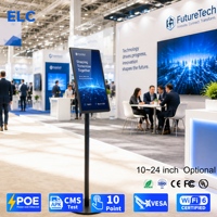 Pantalla Táctil Comercial Android para Señalización Digital, PoE Opcional, Amplia Gama de Colores, Táctil de 10 Puntos para Exhibición de Información en Exposiciones