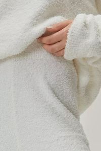 Maglione donna soffice lana di agnello lavorato a maglia a maniche lunghe Top e pantaloni lunghi a gamba larga <span class=keywords><strong>Set</strong></span> due pezzi - Product Image 3