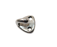 Attache-cordes en fonte nickelée, couleur argent, durable, éco-responsable, moderne, accessoire de buanderie