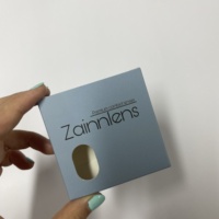 Customized Paper Cosmetic Small Box for Cosmetic Contact Lenses Folding Cardboard Packaging Paper Box