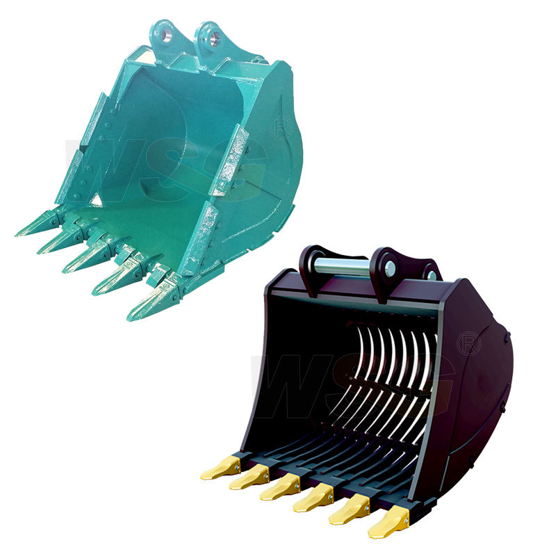 Hitachi ZX870 Excavator Bucket - Heavy Duty Rock Tools