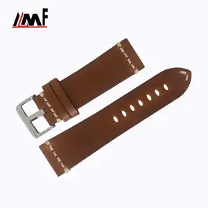 สายหนังลูกวัวสไตล์วินเทจจากอิตาลีมีความกว้างหลากหลายสายรัดสแตนเลสสตีลแฟชั่นสายนาฬิกาแบบนิ่มพรีเมียมสำหรับนาฬิกา - Product Image 1