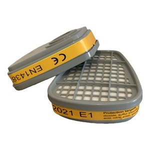 Masker Gas Setengah Wajah, Respirator Kimia dengan <span class=keywords><strong>Filter</strong></span> Karbon Aktif, Kartrid <span class=keywords><strong>Filter</strong></span> Partikel - Masker Respirator Premium Bersertifikasi CE - Product Image 4