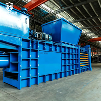 Compacteur horizontal robuste pour déchets textiles, destiné aux cours de recyclage recherchant des balles compactes et un transport facilité