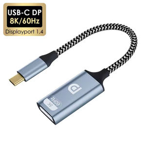NUEVO <span class=keywords><strong>USB</strong></span> <span class=keywords><strong>C</strong></span> 3,1 a 8K <span class=keywords><strong>Displayport</strong></span> 1,4 Adaptador para 16 <span class=keywords><strong>Pro</strong></span>/Max <span class=keywords><strong>Macbook</strong></span> <span class=keywords><strong>Pro</strong></span> <span class=keywords><strong>USB</strong></span> Tipo <span class=keywords><strong>C</strong></span> a 12Bit HDR 4K/144Hz DP1.4/1,2 Cable 32,4 Gbps - Product Image 1