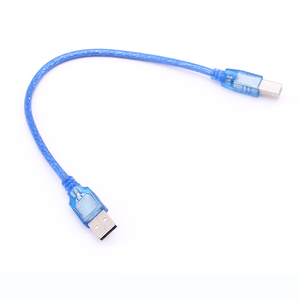 Factory Prices Blue 30cm <strong>USB</strong> <strong>2.0</strong> <strong>Printer</strong> <strong>Cable</strong> Type a Male to Type B Male Dual Shielding High Speed Transparent <strong>Printer</strong> <strong>Cable</strong> - Product Image 6