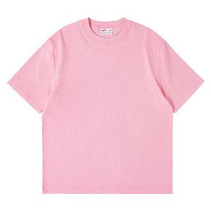 Camiseta Masculina de Algodão Puro 240g com Ombro Caído e Cor Sólida, Serviço Personalizado OEM ODM para Atacadistas de Roupas - Venda Quente - Product Image 1