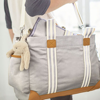 Haute qualité Portable grande capacité multifonction momie fourre-tout sac à couches toile sac à couches organisateur bébé sac couche