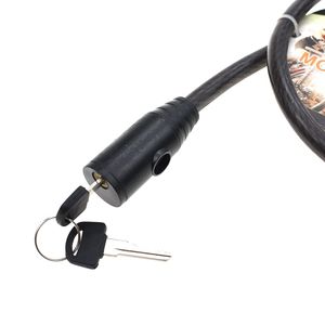 YH1351 <span class=keywords><strong>Cadena</strong></span> de acero de bloqueo de Cable de bicicleta de bobinado automático básico con 2 teclas Características DE SEGURIDAD Accesorios de bicicleta diseñados - Product Image 6