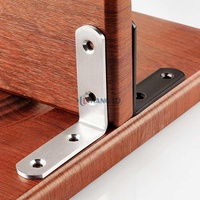 Connecteur d'angle en acier pour étagères en bois, meubles, armoires, accessoires multiples pour murs rideaux