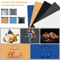 YEAH 40cm 60cm 80cm 24 pouces Softbox décors colorés Studio Photo Kit d'éclairage photographie boîte à lumière pour produit de bijoux