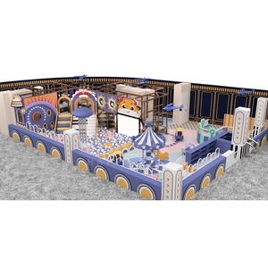 Structure de jeu intérieure personnalisée pour garçons, nouveau style, bleue, équipement de jeu souple, ensemble de jeux souples - Product Image 5
