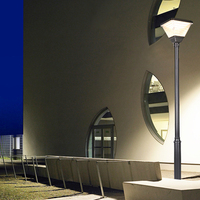 Lampe solaire de jardin LED tout-en-un DC de haute qualité, meilleur prix de gros, super luminosité, matériau aluminium+PC, étanche IP65, télécommande