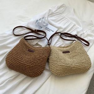 Rattantaschen, Muschelförmige Clutch-Taschen, Gewebte Damen-Schultertaschen, Antike Strandtaschen, Sommer-Strohtaschen, Handgefertigte Großhandelsware - Product Image 3