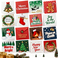 Cartes de Noël religieuses personnalisées, manuscrites, cartes de vœux de fêtes, cartes de vœux de Noël, cartes cadeaux de Noël avec enveloppes