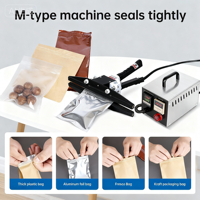 Scelleuse manuelle compacte R-Pack FKR-400NTUK pour mini-sachets de collation et sacs de contrôle des portions