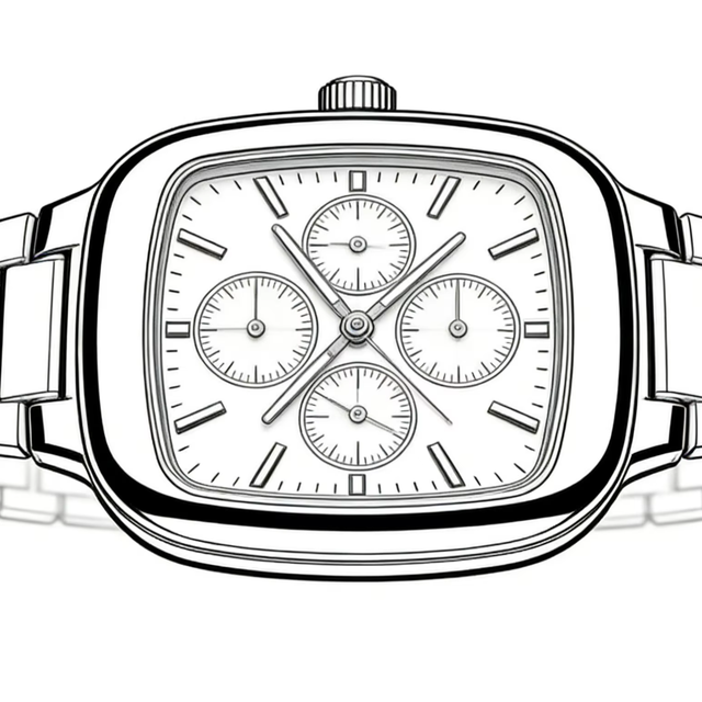 ODM OEM Wholesale Titanium Mechanical Watch Case High Precision HK 60-Year Metal Processing