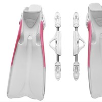 MARESL Aileron à 4 fils TUSA Japan GULL Aileron spécial en acier inoxydable à ressort avec sangle de talon pour aileron de plongée