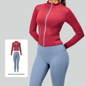 Completo Sportivo Riflettente per Corsa Notturna, Antivento, Aderente, per Ciclismo, Jogging, Attività all'Aperto, Palestra e Fitness - Product Image 6
