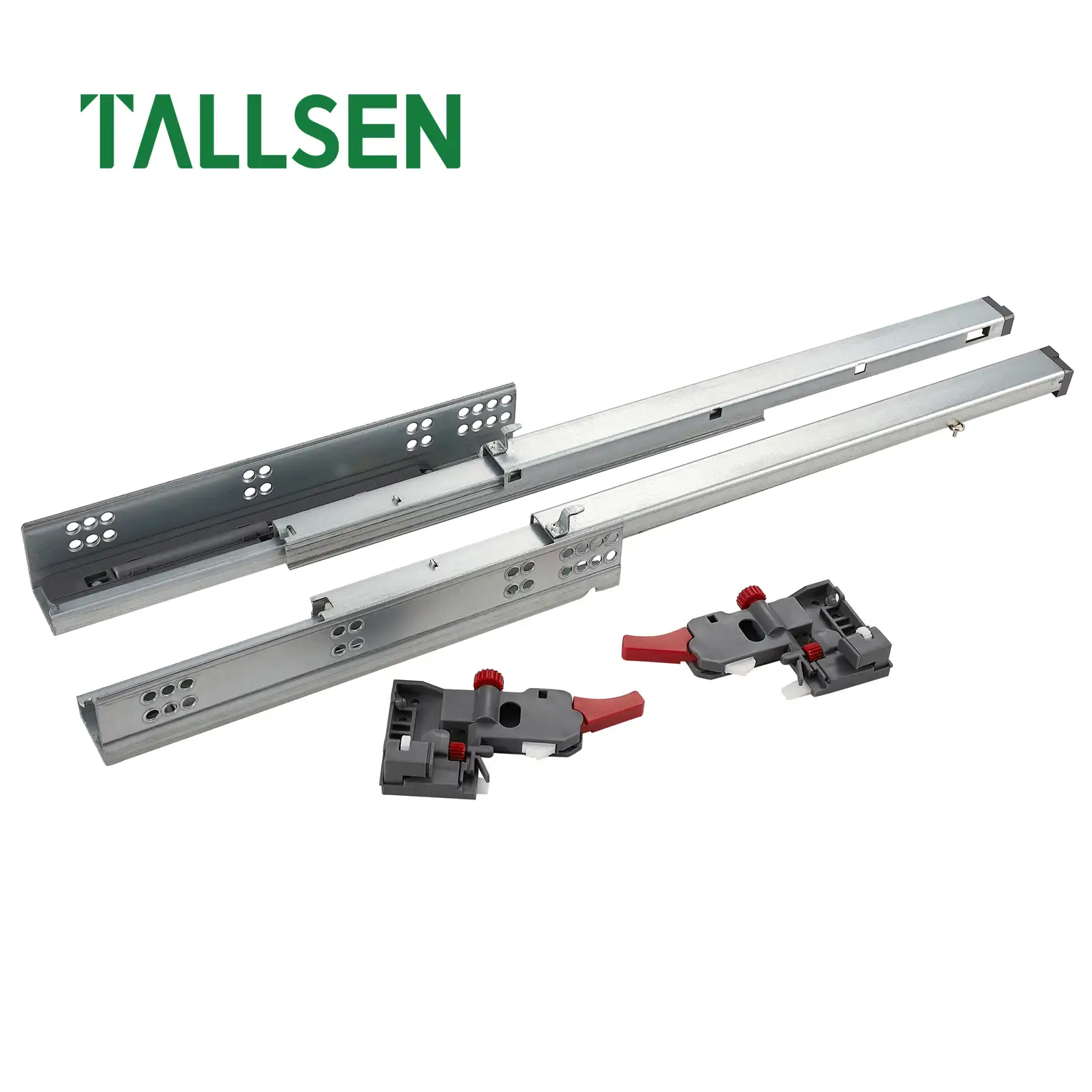 TALLSEN Factory Direct Teleskops chrank Full Pull Type Soft Closing Unterbau Cabinet Drawer Slide